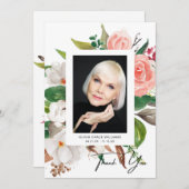 Vielen Dank Beerdigung Foto Beileid Bereavement (Vorne/Hinten)