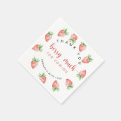 Vielen Dank, Beere Serviette (Ecke)