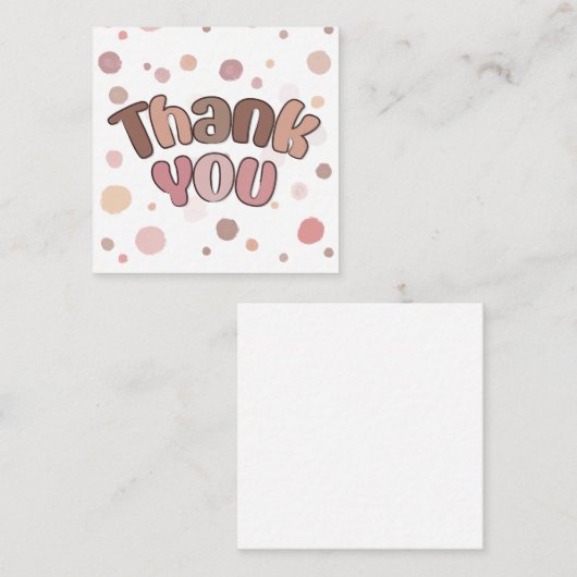 Vielen Dank Begleitkarte (Vorne/Hinten)