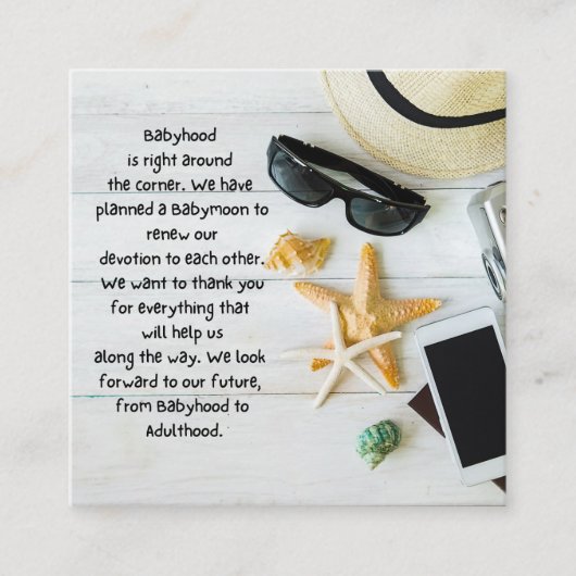 Vielen Dank Begleitkarte (Vorderseite)