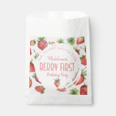 Vielen Dank Berry Much 1. Berry Erster Geburtstag Geschenktütchen (Vorderseite)