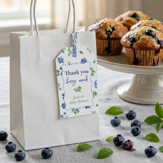 Vielen Dank Berry Much Geschenkanhänger