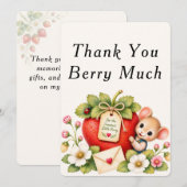 Vielen Dank Berry Much Karte (Vorne/Hinten)