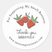 Vielen Dank, Berry Much Sticker (Vorderseite)