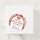 Vielen Dank Berry Much Strawberry Baby Dusche Geschenkanhänger (Beispiel)