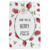 Vielen Dank, Berry Much Strawberry Mittlere Geschenktüte (Rückseite)