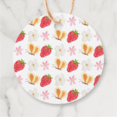 Vielen Dank, Berry Much Whimsical Baby Dusche Geschenkanhänger (Rückseite)