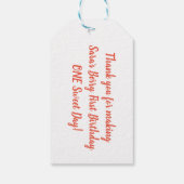 Vielen Dank BERRY Vielen Dank für Ihre Unterstützu Geschenkanhänger (Rückseite)