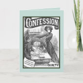 VIELEN DANK/BERUF/HATTE EINE GROSSE ZEIT/SCHULDIGK KARTE (Vorderseite)