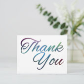 Vielen Dank Bilder Postkarte (Stehend Vorderseite)