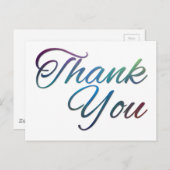 Vielen Dank Bilder Postkarte (Vorne/Hinten)