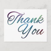 Vielen Dank Bilder Postkarte (Vorderseite)