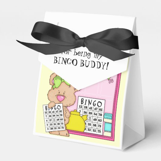 Vielen Dank Bingo Buddy Zelt Gefälligkeitsbox Geschenkschachtel (Vorderseite)