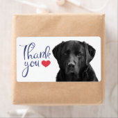 Vielen Dank Black Labrador Retriever Hundeschild (Insitu)