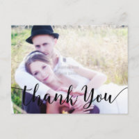 Vielen Dank, Black Script Type Foto