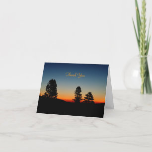 Vielen Dank, Blank, Sierra Sunrise Dankeskarte