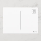 Vielen Dank, Blauer Rosa Gold Spark Abstrakt Postkarte (Rückseite)