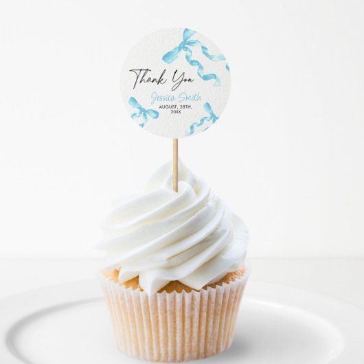 Vielen Dank, Blue Bow Sticker