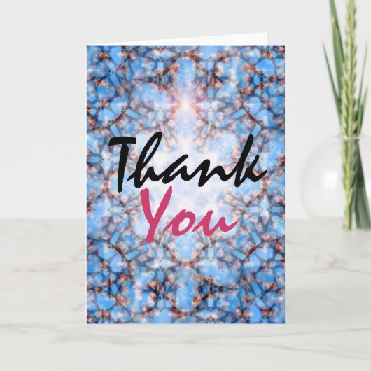 Vielen Dank Blue Card Dankeskarte (Vorderseite)