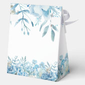 Vielen Dank Blue Floral Baby Dusche Geschenkschachtel (Rückseite)