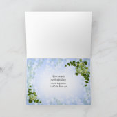 Vielen Dank, Blue Hydrangeas Dankeskarte (Innenseite)