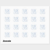 Vielen Dank, Blue Sticker (Blatt)