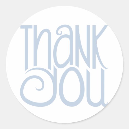 Vielen Dank, Blue Sticker (Vorderseite)