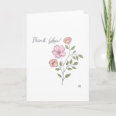 Vielen Dank, Blume 2 Karte (Vorderseite)