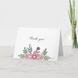 Vielen Dank, Blume 3 Karte