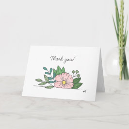 Vielen Dank, Blume 7 Karte