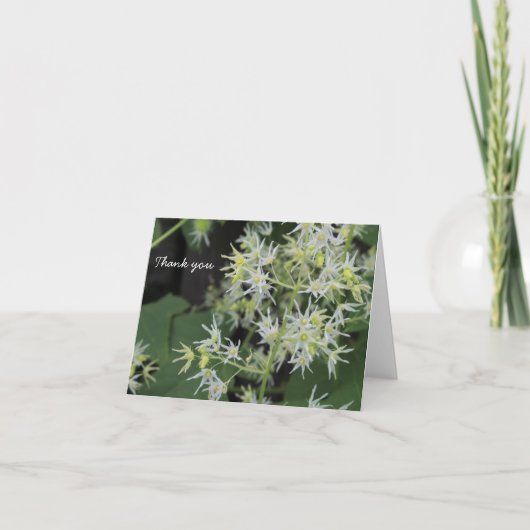 Vielen Dank - Blume Dankeskarte (Vorderseite)