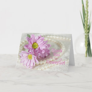 Vielen Dank, Blume Girl Card mit den Molkereien Dankeskarte