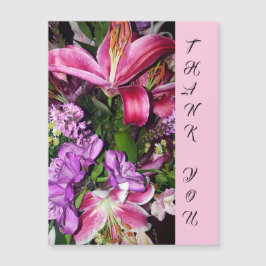 Vielen Dank Blume Magnetkarte