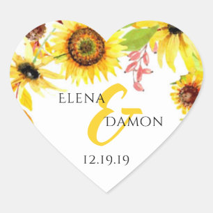 Vielen Dank Blumenblumen Rustikale Gastgeschenk Ho Herz-Aufkleber