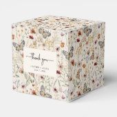 Vielen Dank, Boho Gastgeschenk Hochzeit Boxes Geschenkschachtel (Rückseite)