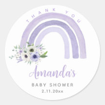 Vielen Dank Boho Rainbow Baby Shower Classic