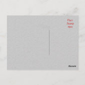 Vielen Dank Border Collie Welpe Doppy Post Card Postkarte (Rückseite)