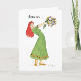 Vielen Dank Bouquet Kindness Dankeskarte