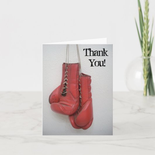 Vielen Dank Boxing Cards Dankeskarte (Vorderseite)