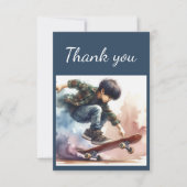 Vielen Dank, Boys Skateboard Skateboard Skateboard Dankeskarte (Vorderseite)