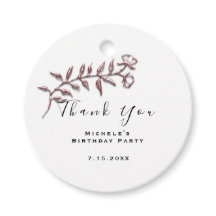 Vielen Dank, Brautparty Birthday White