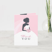 Vielen Dank Brautparty Faltkarte Dankeskarte (Vorderseite)