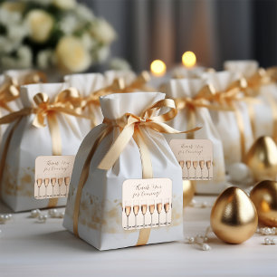 Vielen Dank Brautparty Gastgeschenk Hochzeit Aufkl Quadratischer Aufkleber