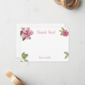 Vielen Dank - Brautparty, Hochzeitskarten Mitteilungskarte (Vorderseite/Rückseite Beispiel)