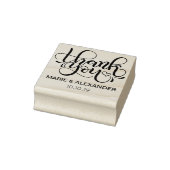 Vielen Dank Briefmarke - Hochzeit - Engagement für Gummistempel (Stempel)