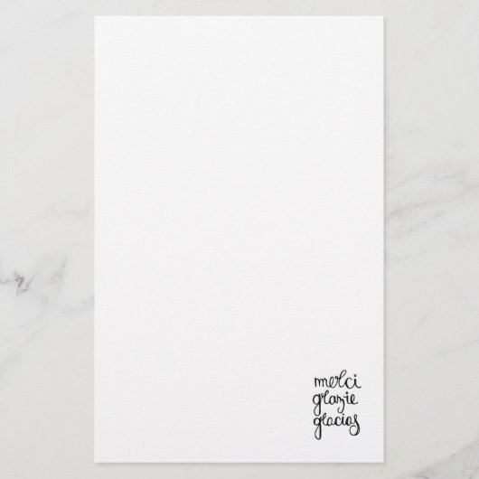 Vielen Dank Briefpapier (Vorderseite)