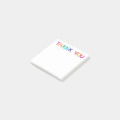 Vielen Dank, Bright Multicolored 3 x 3 Post-it Klebezettel (angewinkelt)