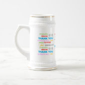 Vielen Dank Buchhalter Geschenk Personalisiert Mod Bierglas (Links)