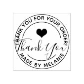 Vielen Dank Business Logo Elegant Script Custom Gummistempel (Prägung)