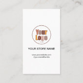 Vielen Dank Business Logo Modern Store Rabattkarte (Rückseite)